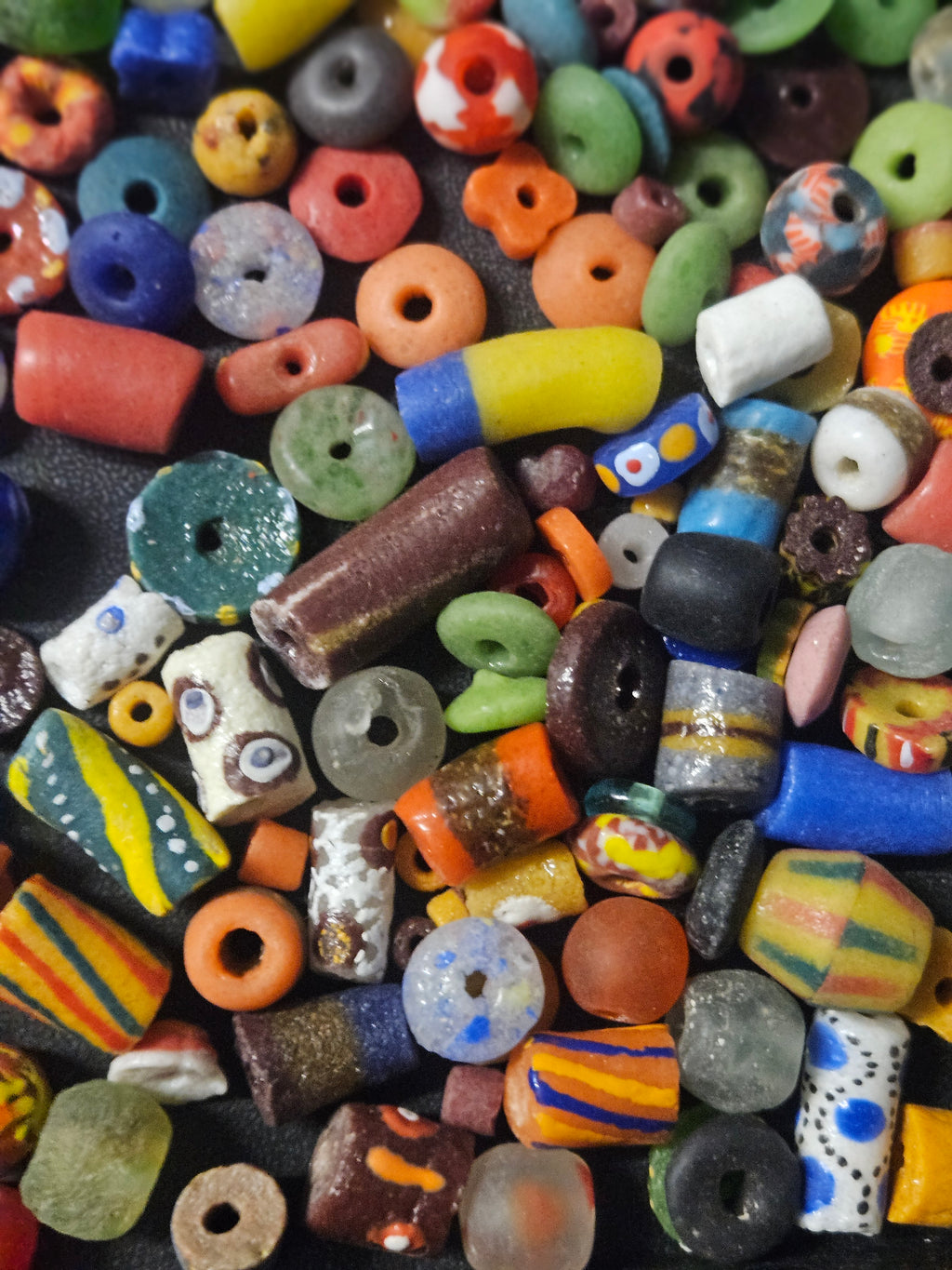 Loose Ghana Glass Beads – Designer Bead Soup Assortment
