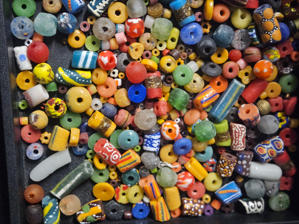 African Creative Material Mix – Loose Krobo Glass Beads from Ghana