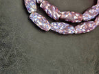XL Indigo Fusion Krobo Recycled Glass Beads | Handmade Ghana Statement Beads