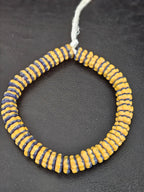 Spacer handcrafted Ghanaian recycled glass beads
