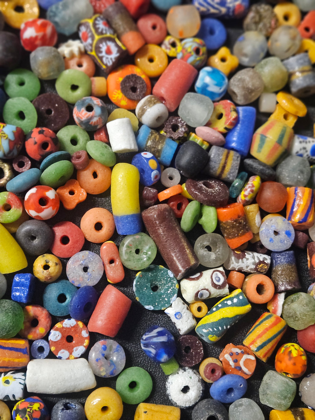 Loose Ghana Glass Beads – Designer Bead Soup Assortment