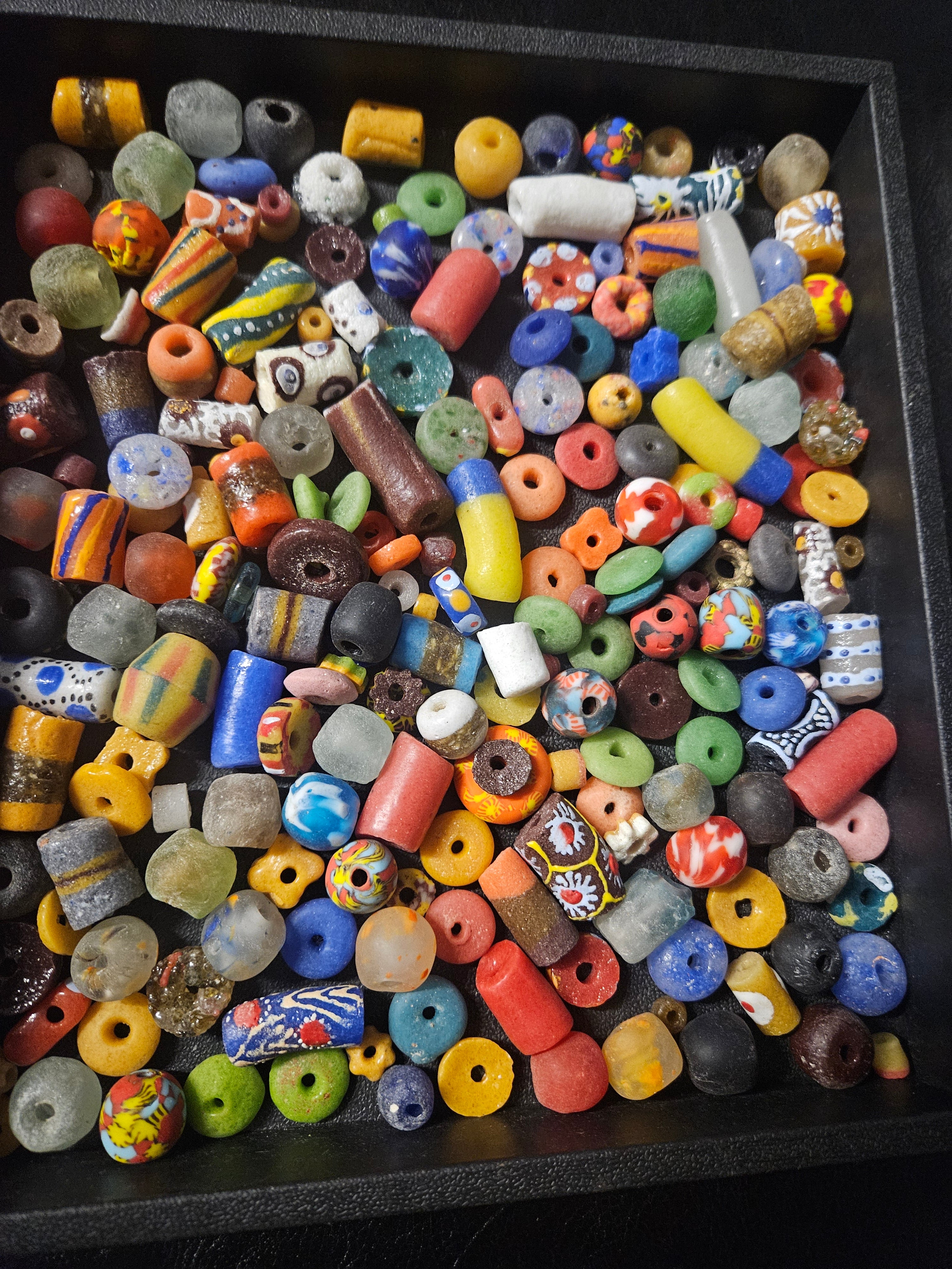 Loose Ghana Glass Beads – Designer Bead Soup Assortment