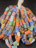 Handcrafted Painted Krobo Glass Beads | Mix Beads