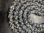 Designer Eye Trade Beads – Black, White & Multicolor 37–38 Beads