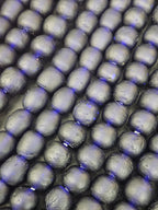 African Glass Beads – Deep Indigo Krobo Pocket Beads from Ghana