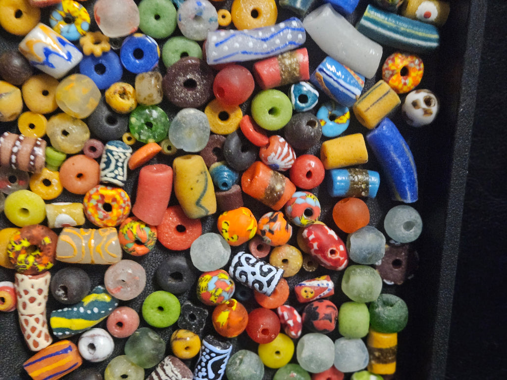 Ghana Bead Discovery Cup – Assorted African Krobo Glass Beads
