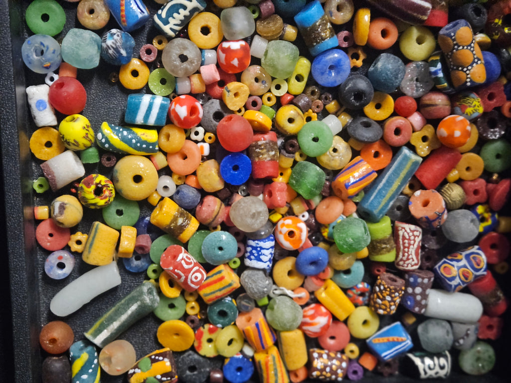 African Creative Material Mix – Loose Krobo Glass Beads from Ghana