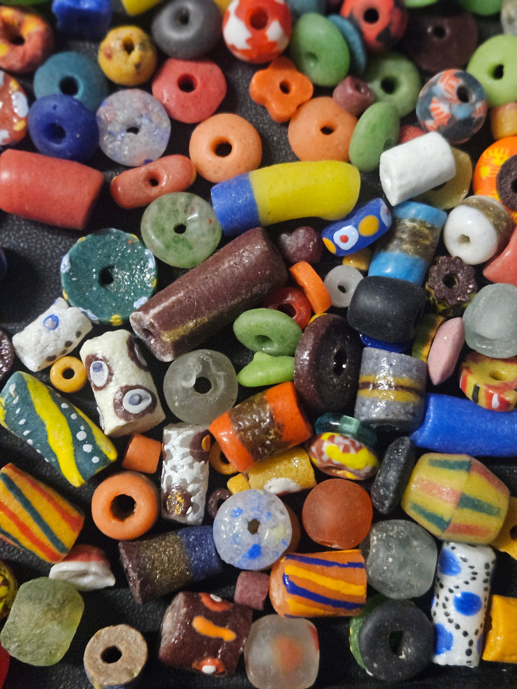 Loose Ghana Glass Beads – Designer Bead Soup Assortment