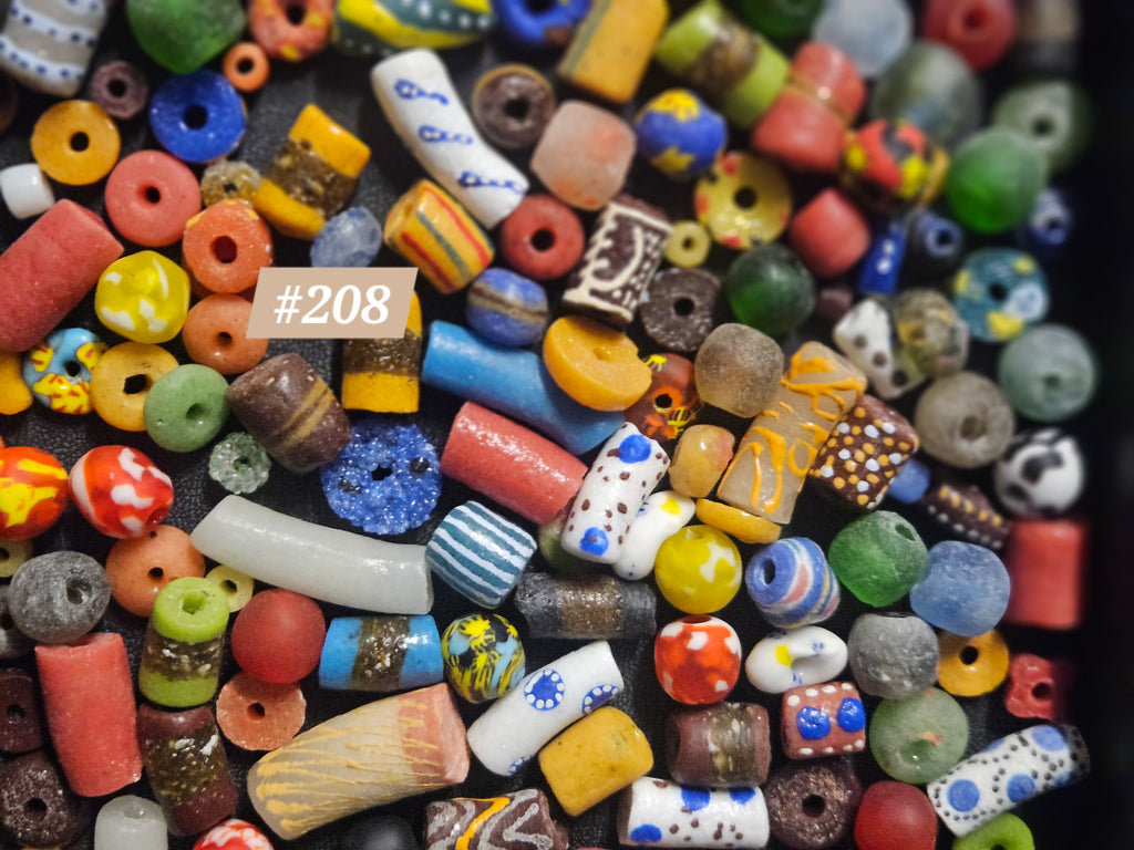 Maker's African Bead Soup – Assorted Ghana Krobo Glass Beads