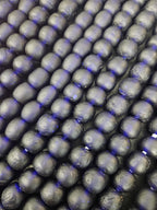 African Glass Beads – Deep Indigo Krobo Pocket Beads from Ghana