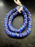 Blue Eye Trade Beads – Multicolor Pattern 8–10 × 14–15mm