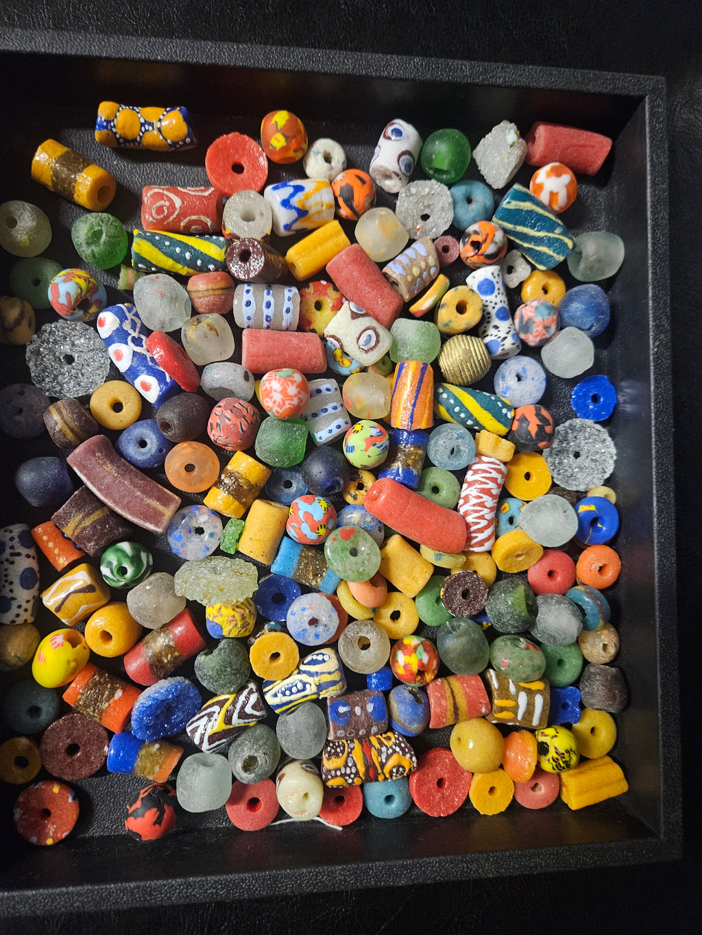 African Glass Bead Mix – Assorted Krobo Beads for Designers