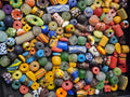Jewelry Prototyping Bead Mix – African Krobo Glass Beads, 1 Cup