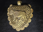 Large Ghana Brass Tiger Statement Pendant – Adinkrahene Design