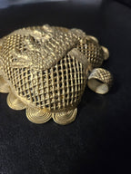 Large Ghana Brass Tiger Statement Pendant – Adinkrahene Design