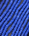 Blue African Saucer Beads- Essential Beads for Unique Jewelry Making and Artistry