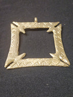 Large Handcrafted Fihankra African Brass Pendant | Authentic Ghana Adinkra Symbol of Community