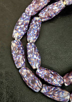 XL Indigo Fusion Krobo Recycled Glass Beads | Handmade Ghana Statement Beads