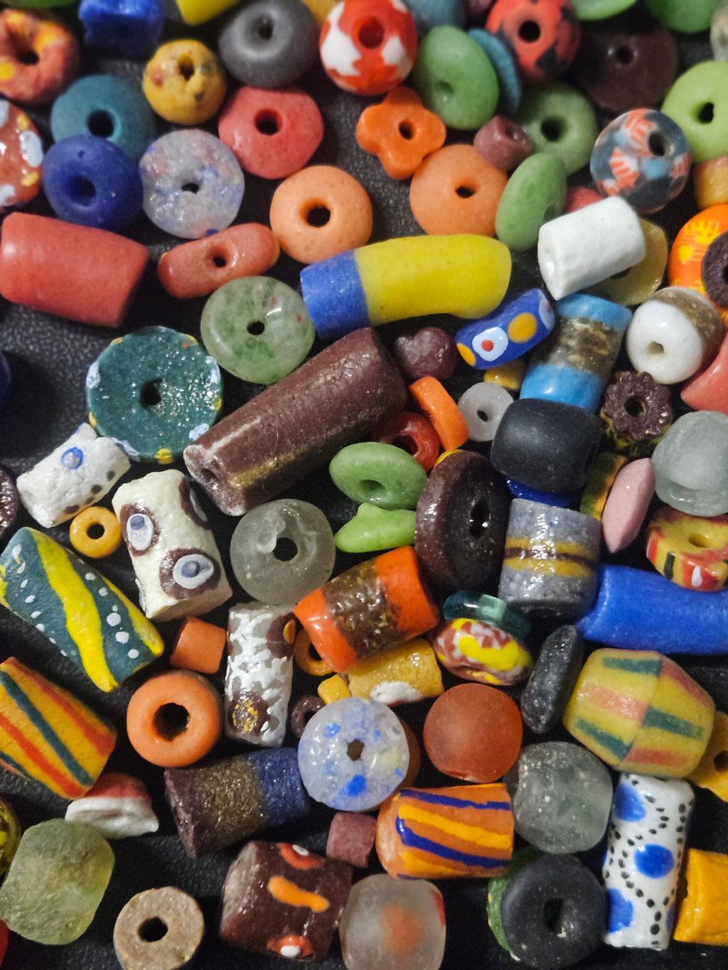Loose Ghana Glass Beads – Designer Bead Soup Assortment