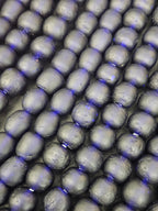 African Glass Beads – Deep Indigo Krobo Pocket Beads from Ghana