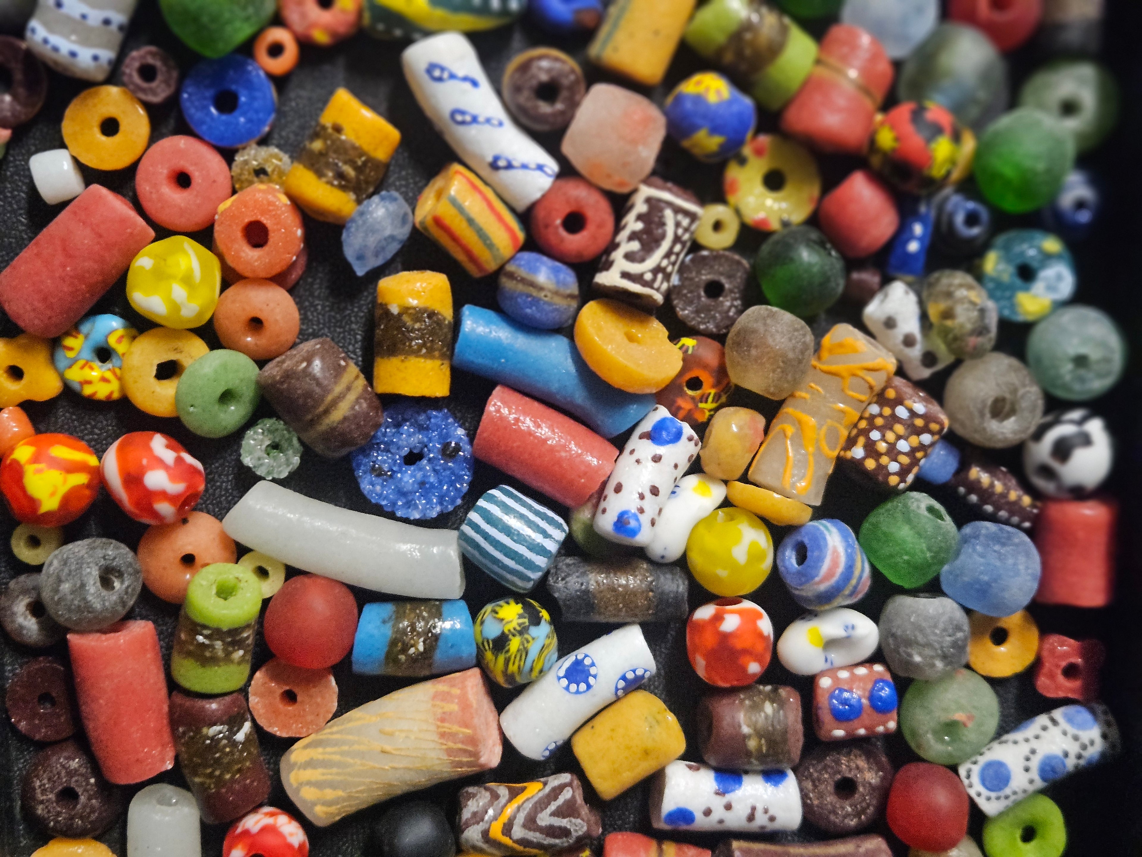 Maker's African Bead Soup – Assorted Ghana Krobo Glass Beads