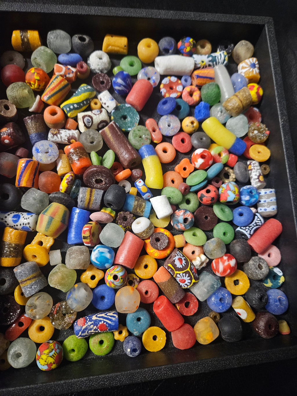 Loose Ghana Glass Beads – Designer Bead Soup Assortment