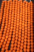 African Glass Beads – Orange Krobo Pocket Beads from Ghana