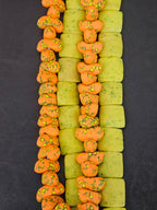 African Krobo Glass Bead Bundles | Canoe & Pillow Square Beads