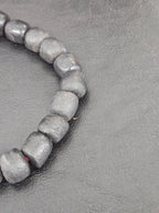 Matte Black Krobo Recycled Glass Beads | Handmade Glass Beads from Ghana