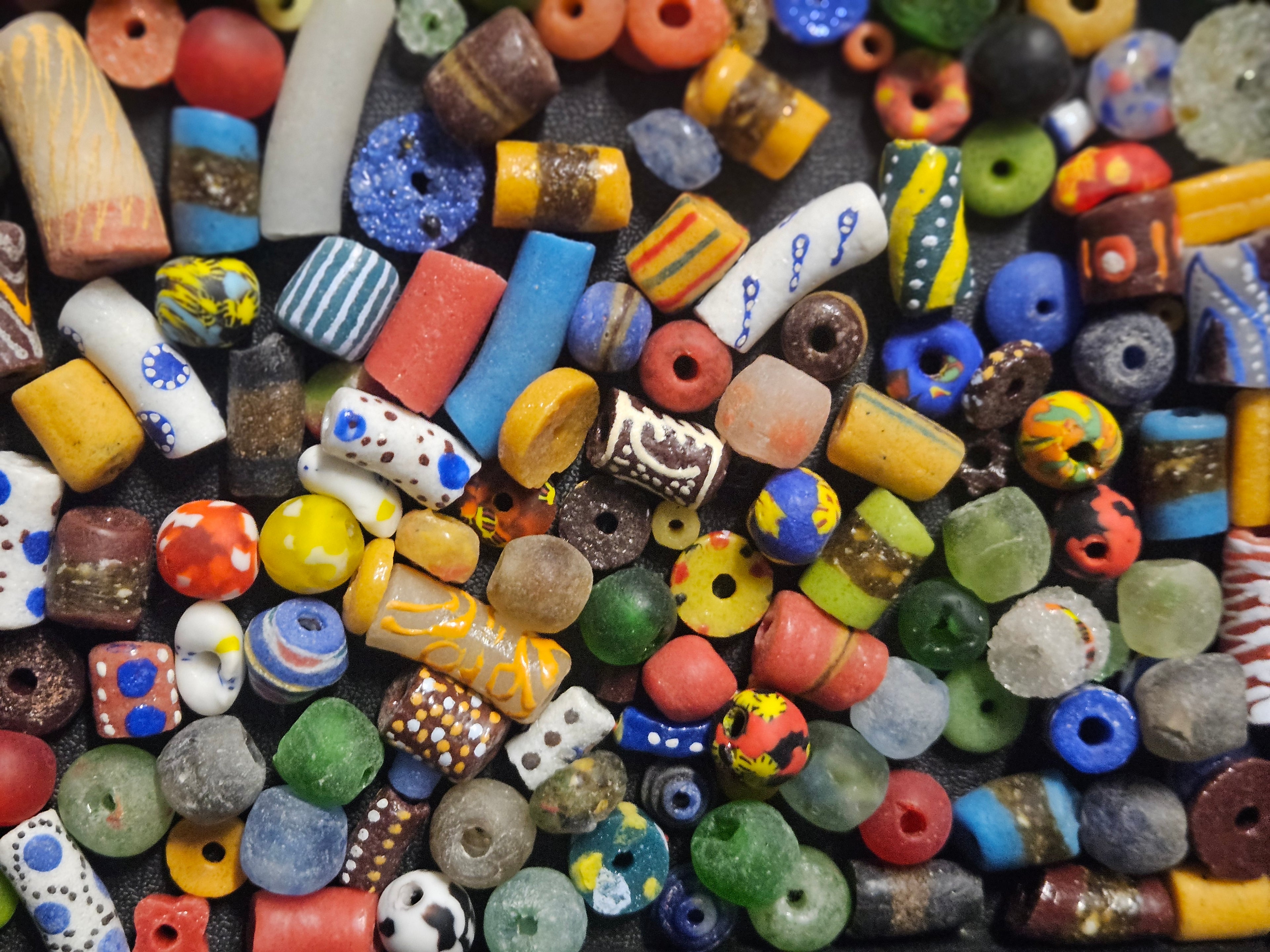 Maker's African Bead Soup – Assorted Ghana Krobo Glass Beads