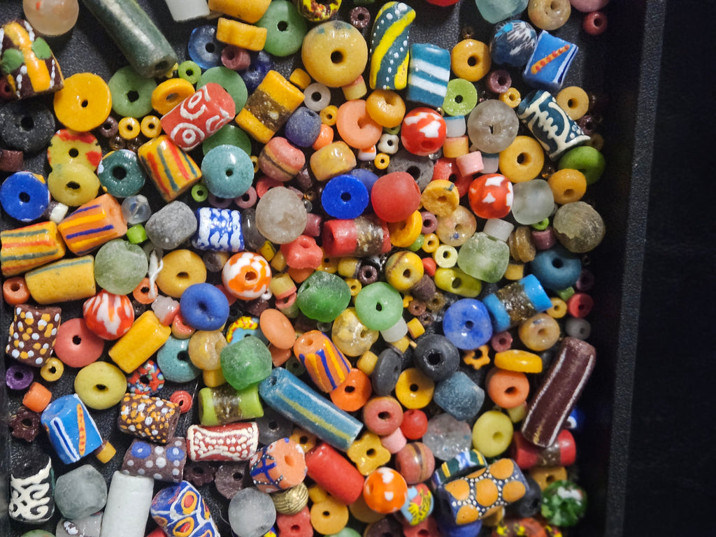 African Creative Material Mix – Loose Krobo Glass Beads from Ghana