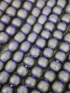 African Glass Beads – Deep Indigo Krobo Pocket Beads from Ghana