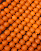 African Glass Beads – Orange Krobo Pocket Beads from Ghana