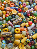 Assorted African Krobo Glass Beads – 300+ Mix