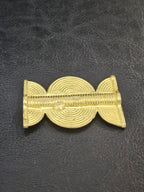 African Ashanti Brass Statement Component Bead