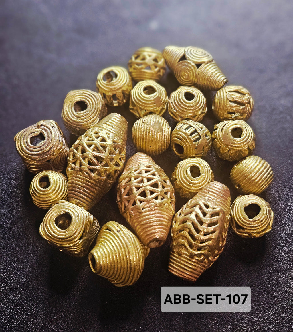 Ashanti Hollow Brass Beads – Artisan Openwork