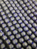 African Glass Beads – Deep Indigo Krobo Pocket Beads from Ghana