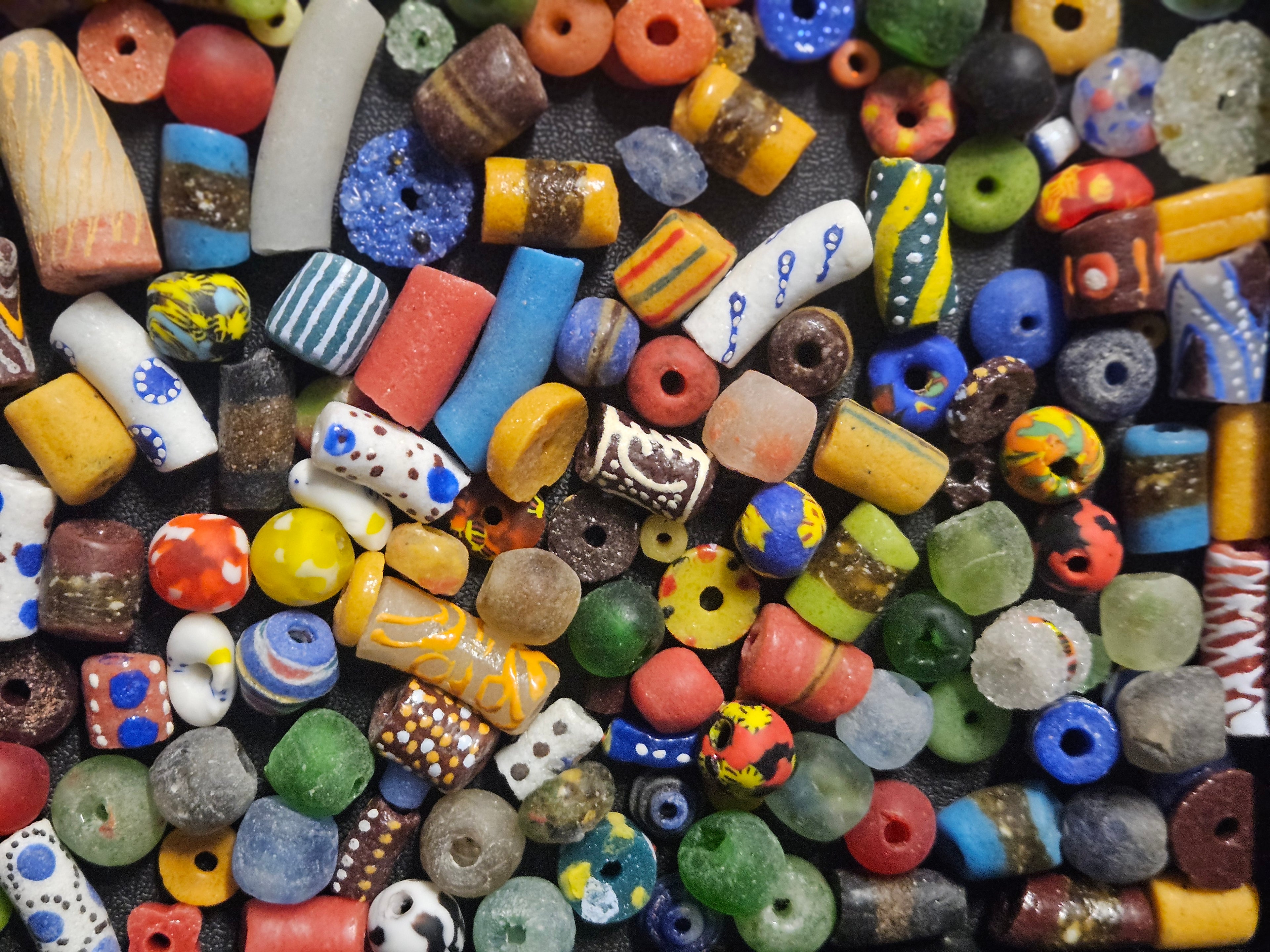 Maker's African Bead Soup – Assorted Ghana Krobo Glass Beads