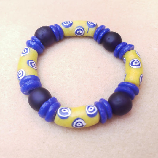 African glass beads bracelets for all occasions. - Aadampo