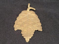 Beautiful African Brass Leaf Pendant - Aadampo