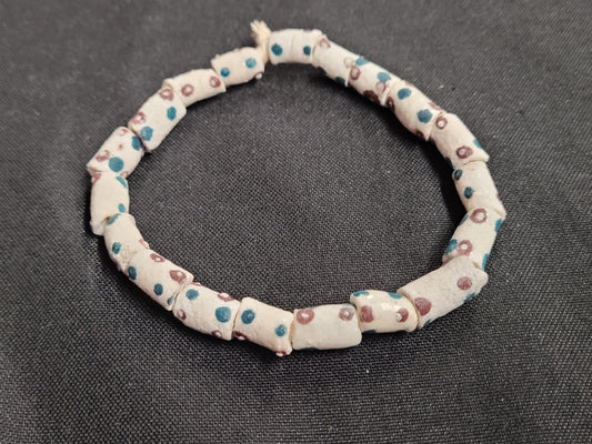 African Glass Beads, Ghana Krobo Beads, AAB# 1019 - Aadampo