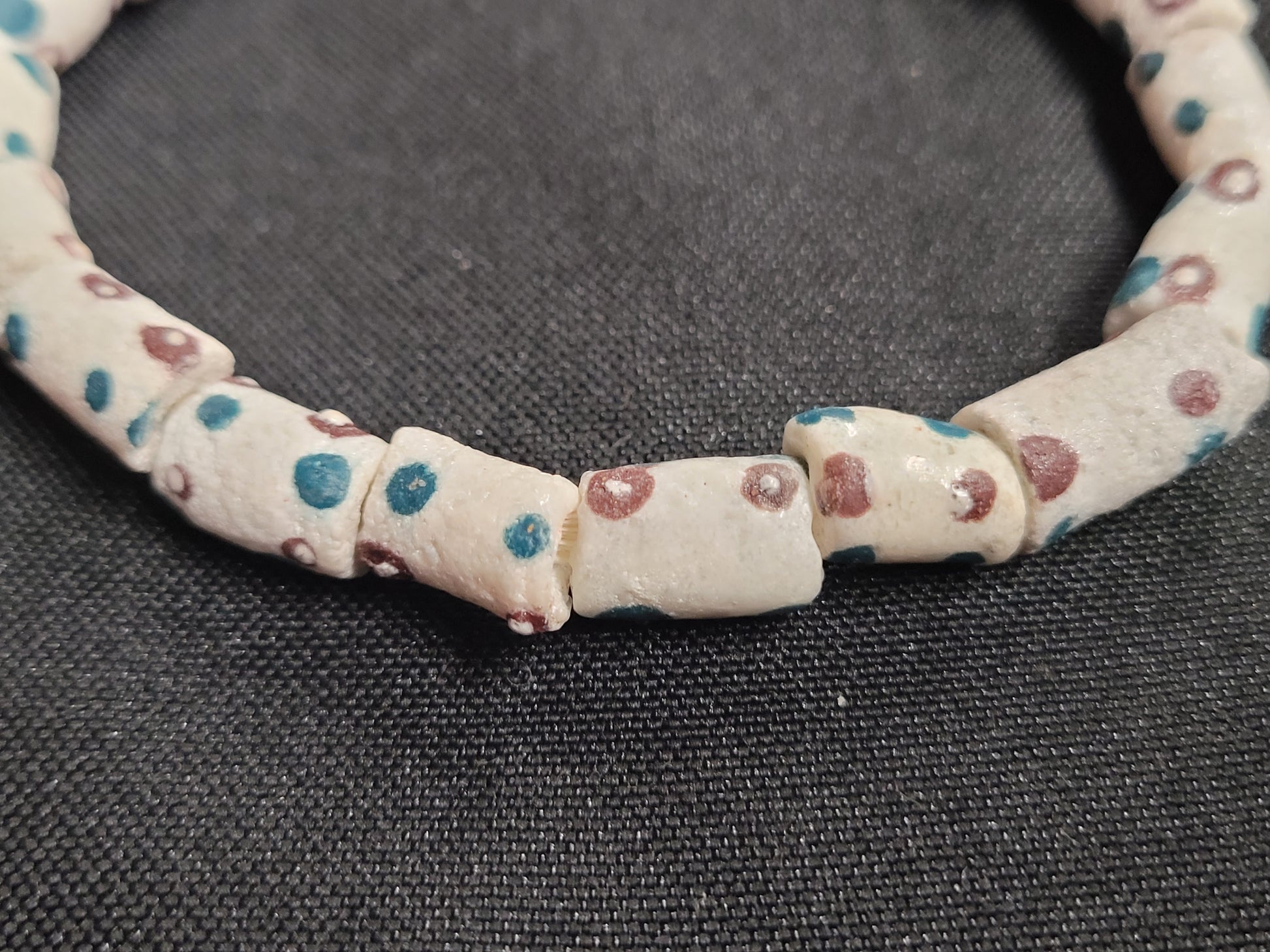African Glass Beads, Ghana Krobo Beads, AAB# 1019 - Aadampo