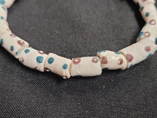 African Glass Beads, Ghana Krobo Beads, AAB# 1019 - Aadampo