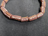 Glass Beads, 16 Small Ghana Krobo Beads, AAB# 1003