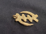 African Brass Pendant, Adinkra Gye Nyame symbolAfrican Brass Pendant, Adinkra Gye Nyame symbol