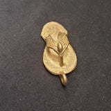 African brass, ahenema pendant, AAB# 5006