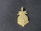African brass, pineapple pendant, AAB# 5010