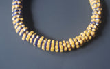 African Glass Beads, Krobo Flower Spacer Beads, AAB# 3306