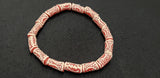African glass beads. Adinkra symbol glass beads for handmade bracelets, necklaces, earrings