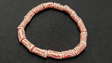 African glass beads, 15 Small Gye Nyame Glass Beads, AAB# 1654